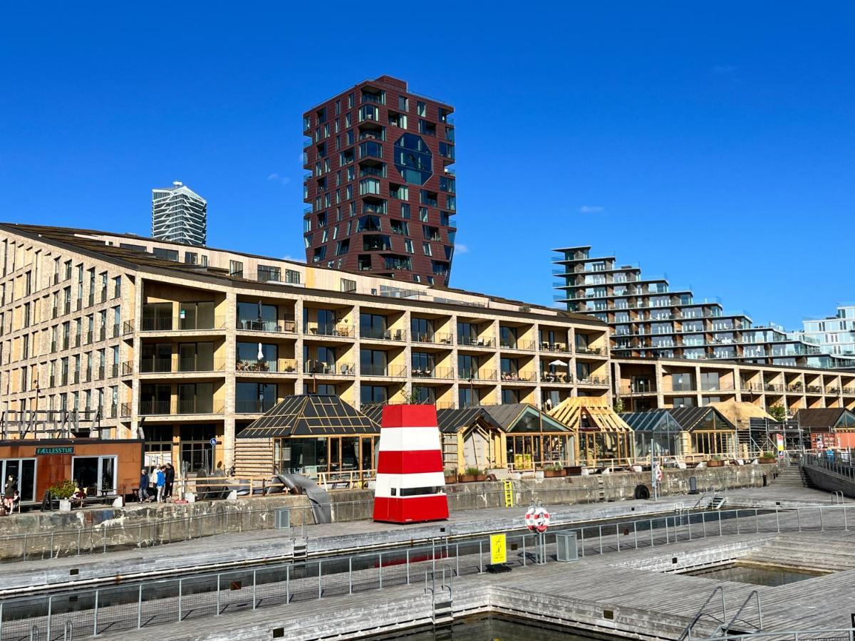 Apartment Directly To Seafront Of Bassin 7 With Big Balcony And Free Parking Aarhus Exterior foto